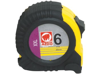 Flexometro medic c/f 06mt-25,0mm funda goma medid