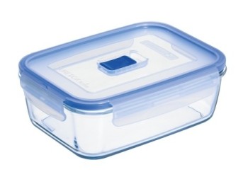 Hermetico alimen. rect 19x13x7cm crist luminarc