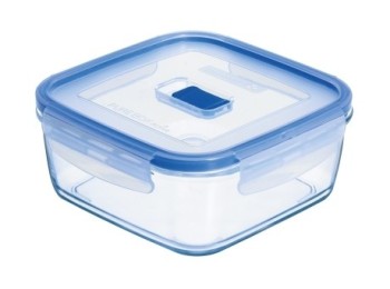 Hermetico alimen. cuadrado 13x13x6cm crist luminarc