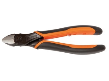Alicate corte diagonal 160mm m/bim fosfat con clip bahco