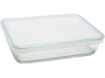 Hermetico alimen. rect 2,7lt c/tapa r 243 borisilic pyrex