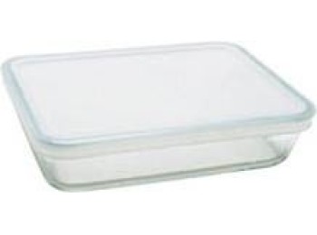 Hermetico alimen. rect 1,6lt c/tapa r 242 borisilic pyrex
