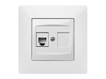 Base telefono empotrar abs bl habitat 15 famat