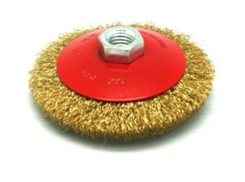 Cepillo ind conico amoladora 100x0,3 mm ac nivel