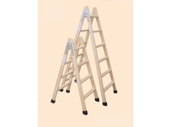 Escalera ind tijera 1,00mt 4 peldaños dob mad climent