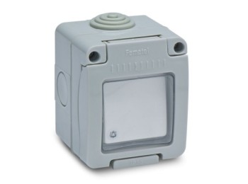 Pulsador elec 10amp ip55 camp est famat