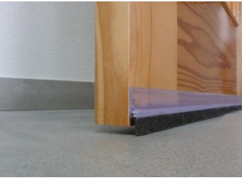 Burlete bajo pta 100cm adh flecos pvc rigido tra burcasa