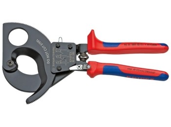 Alicate cortacable tipo carraca 280mm m/bim knipex