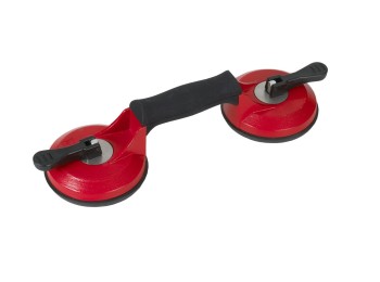 Ventosa carga doble hasta 80kg alu rubi