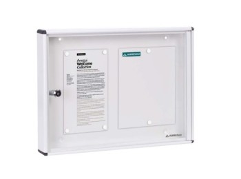 Tablon anuncios 48x35x5cm 2 din-a4 arregui alu bl pan41 pan4