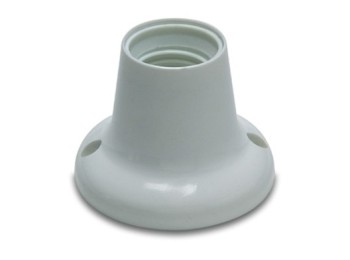 Portalamparas elec 73x57x73 zocalo recto e27 abs bl famat