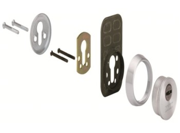 Escudo cilindro e800 ac inox alta seg. tesa