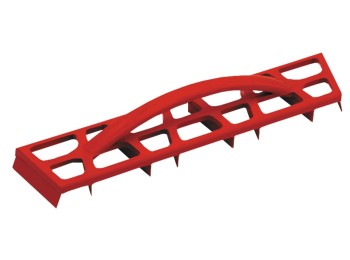 Rascador alb. 455x86mm yeso alu ro rubi