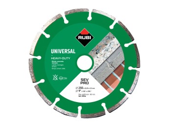 Disco corte g.obra segment 230 mm diam basic l sev 230 rubi