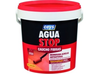 Pintura imperm. cau/acr 5 kg ROJO fib antig aguastop el ceys