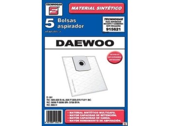 Bolsa aspirador papel daewoo thogar 5 pz 915621