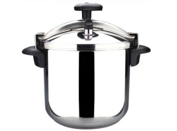 Olla coc pres 10lt tradicional recta inox star magefesa
