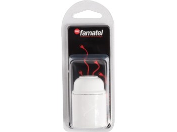 Portalamparas elec 60x147x50 e27 baquel bl famat