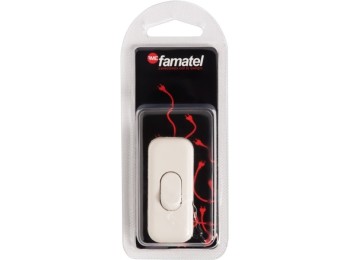 Interruptor elec 60x147x30 2a-250v de paso pvc bl famat