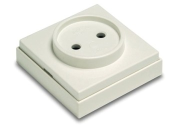 Base elec 65x65x26 tt 10a-250v sup. pvc bl 5024-b famat