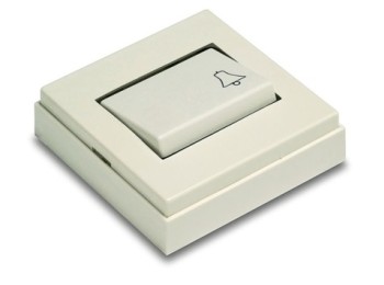 Pulsador tim 65x65x19 10a-250v sup. pvc bl 5010-b famat