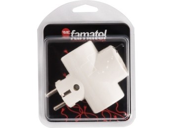 Adaptador elec 120x160x65 tt 16a-250v tri cer/polic bl famat