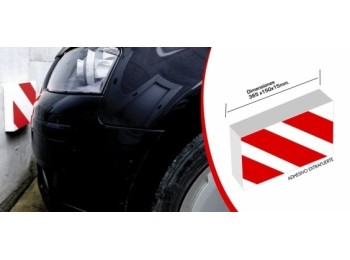 Protector aparcam. frontal 295x145x40mm dicoal