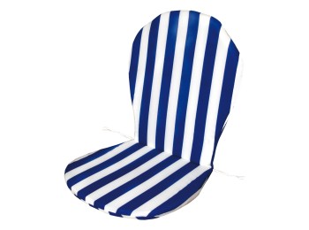 Cojin silla monob. r/bajo 35x82x3cm bl/az teplas