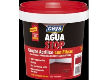 Pintura imperm. cau/acr 1 kg TERRACOTA fib antig aguastop el cey