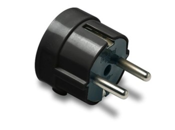 Clavija elec 4,8mm/38x48x43 16a-250v lat. polic ne famat