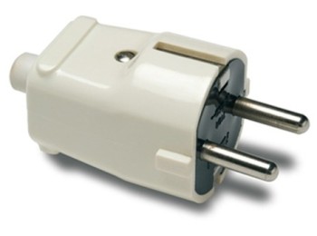 Clavija elec 4,8mm/36x70x36 16a-250v tt polic bl famat