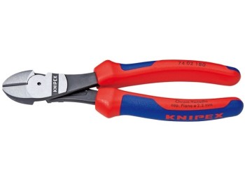 Alicate corte diagonal 180mm m/bim knipex