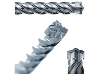 Broca horm. sds plus 4 puntas 08mm 160 mm 4 puntas izar