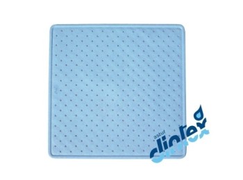 Alfombra baño antides. 54x54cm ducha az donaplus