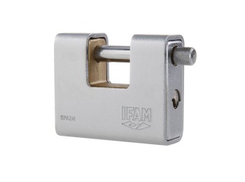 Candado seg 90mm arco rectangular ac crom ifam