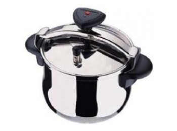 Olla coc pres 08lt tradicional bombeada inox star magefesa