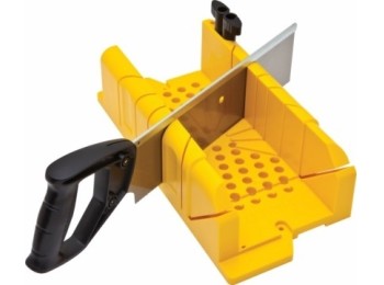 Ingletadora manual 300x130mm con serrucho pl/resis stanley