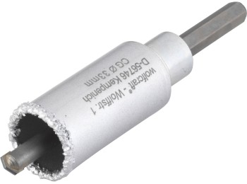 Corona perfor. pared adap 033mm broca pil. m/duro wolfcraft