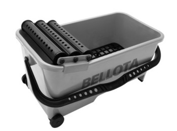 Cubeta alicatador 20 lt c/rda 3rod.escurr+rejilla bellota