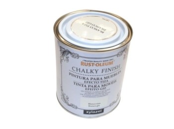 Pintura al agua para muebles 750 ml bl chalky rust-oleum