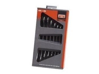 Llave fija plana 6-7-20-22mm 2 bocas bahco 8 pz