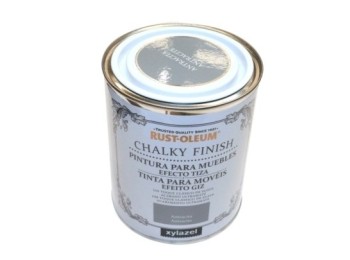 Pintura al agua para muebles 750 ml antr. chalky rust-oleum