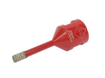 Broca piedra corte seco porcelanico 06mm diam m14 rubi