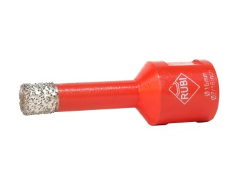 Broca piedra corte seco porcelanico 10mm diam m14 rubi