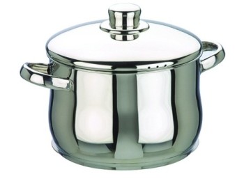 Olla alta 24cm c/tapa inox oslo ibili