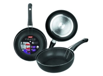 Sarten coc freidora 24cm ant.teflon inducta alu.forj ibili