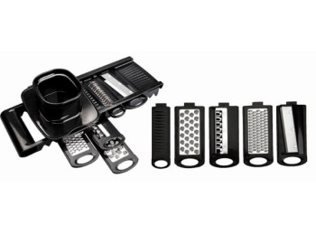 Mandolina coc 5 cuchillas 30cm plastico+acero ibili