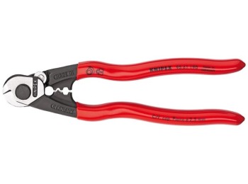 Alicate cortacable trenzado 190mm m/plast knipex