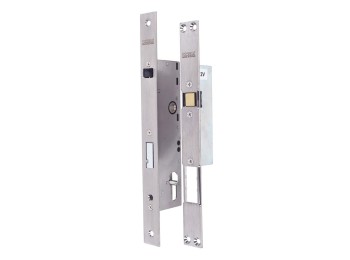 Cerradura elec duo 30/85 inox dorcas