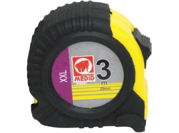 Flexometro medic c/f 03mt-25,0mm funda goma medid